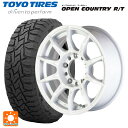 215/70R16 100Q トーヨー オープンカントリー RT ブラックレター # ゴジゲン ホワイト 16-5.5J 国産車用 サマータイヤホイール4本セット