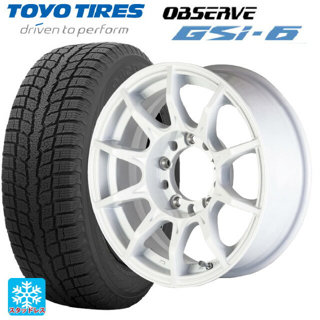 【6/11 1:59迄 全品ポイント5倍】スズキ ジムニーノマド(JC74W)用 215/70R16 100Q トーヨー オブザーブ GSI-6 ゴジゲン ホワイト 新品スタッドレスタイヤホイール 4本セット