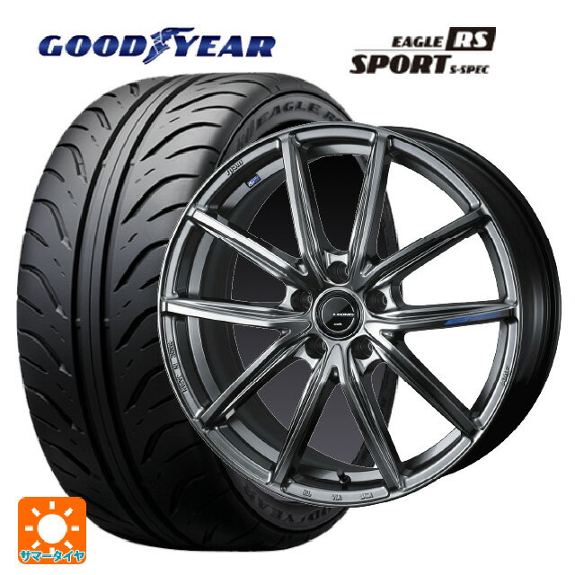 225/40R18 88W グッドイヤー イーグル RS スポーツ S-スペック ウェッズ レオニス ナヴィア08 PSB 18-7J 国産車用 サマータイヤホイール4本セット
