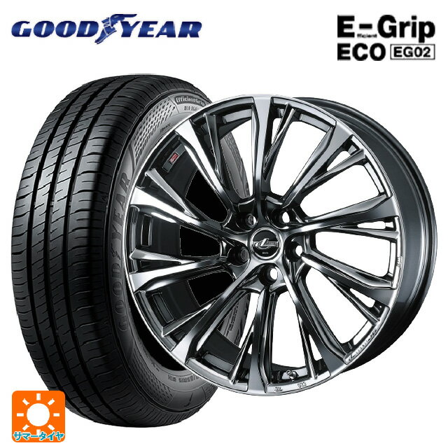 205/60R16 92H グッドイヤー エフィシェントグリップ エコ EG02 # ウェッズ レオニス JG BMCMC 16-6.5J 国産車用 サマータイヤホイール4本セット