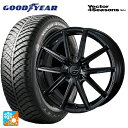 185/55R16 83H グッドイヤー ベクターフォーシーズンズ ハイブリッド ウェッズ レオニス ナヴィア08 PBK 16-6J 国産車用 オールシーズン...