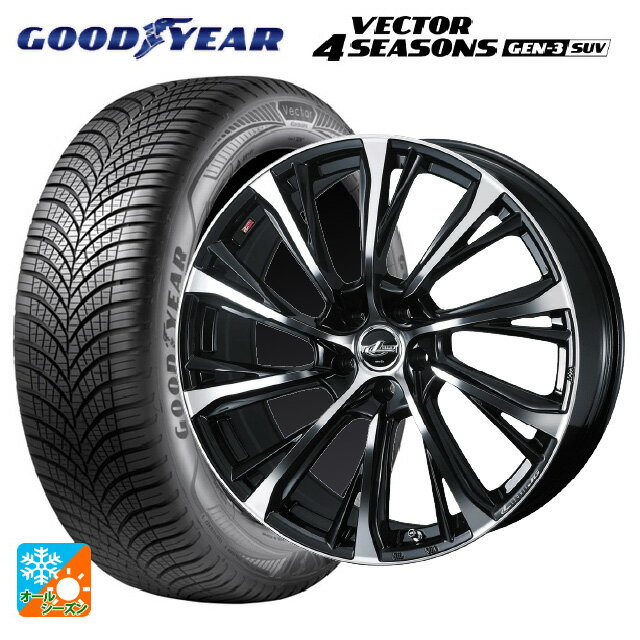 235/50R18 101W XL グッドイヤー ベクター4シーズンズ ジェン3 SUV ウェッズ レオニス JG # PBMC 18-8J..