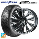 トヨタ クラウンエステート(AZSH38/39)用 235/55R19 105W XL グッドイヤー ベクター4シーズンズ ジェン3 SUV # ウェッズ レオ...
