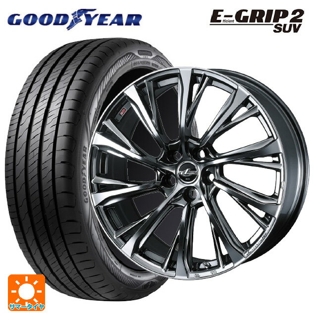 スバル フォレスター(SL系)用 225/55R18 98V グッドイヤー エフィシェントグリップ 2 SUV ウェッズ レオニス JG BMCMC 新品サマータイヤホイール 4本セット
