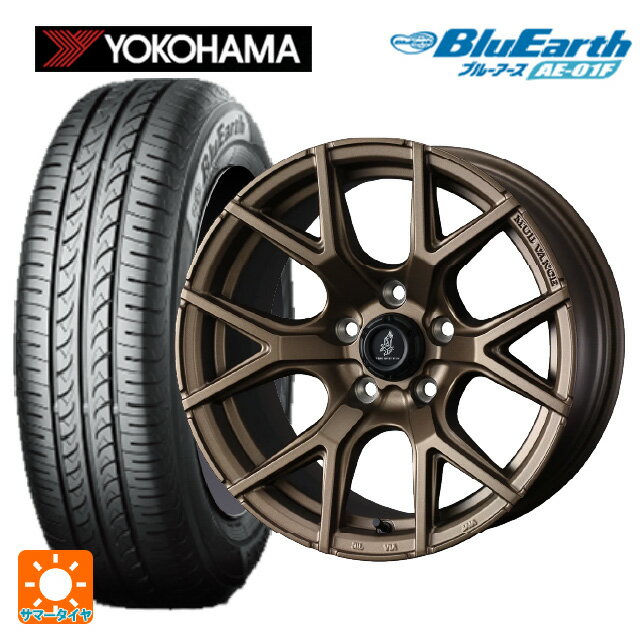 205/60R16 92H ヨコハマ ブルーアース AE01F ウェッズ マッドヴァンス SD FMBR 16-7J 国産車用 サマータイヤホイール4本セット