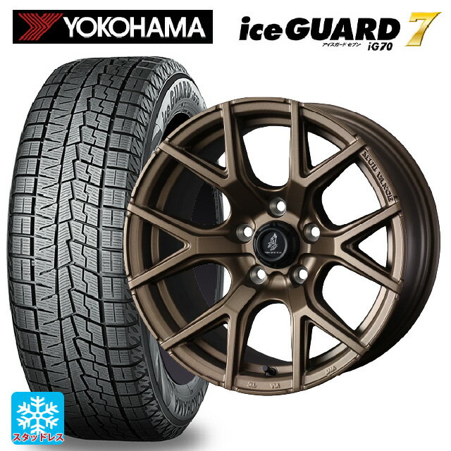 215/65R16 98Q ヨコハマ アイスガード7(IG70) ウェッズ マッドヴァンス SD FMBR 16-7J 国産車用 スタッドレスタイヤホイール4本セット