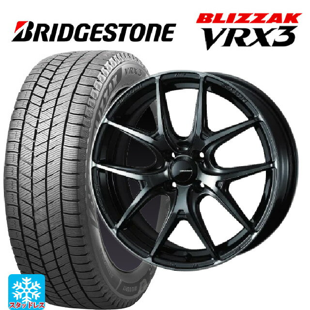 2024年製 165/55R15 75Q ブリヂストン ブリザック VRX3 正規品 ウェッズ ウェッズスポーツ SA 01R WBC 15-5J 国産車用 スタッドレスタイヤホイール4本セット