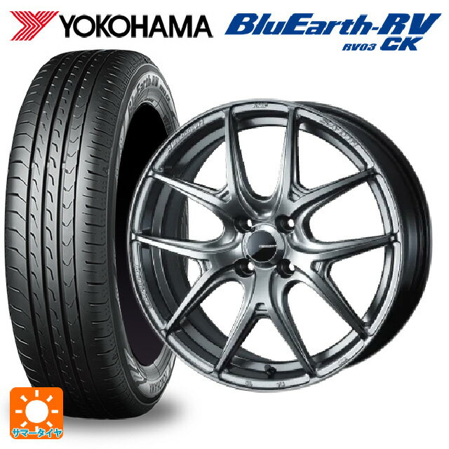 【6/11 1:59迄 全品ポイント5倍】175/65R15 84H ヨコハマ ブルーアース RV03CK ウェッズ ウェッズスポーツ SA 01R PSB 15-6J 国産車用 サマータイヤホイール4本セット