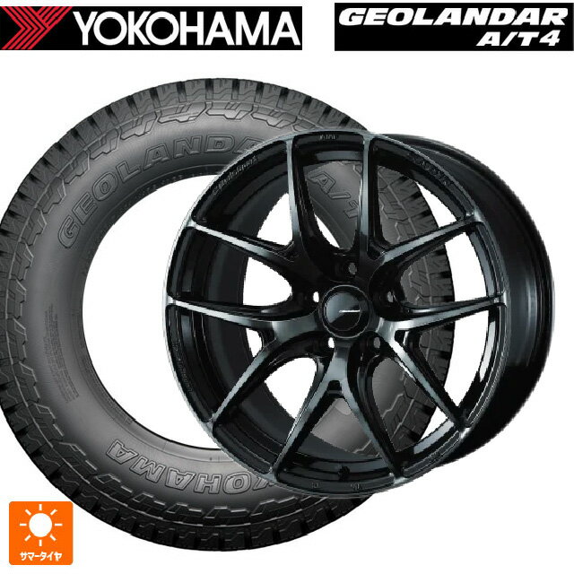 235/60R18 107H XL ヨコハマ ジオランダー AT4 G018 ブラックレター 正規品 # ウェッズ ウェッズスポーツ SA 01R WBC 18-8.5J 国産車用 サマータイヤホイール4本セット