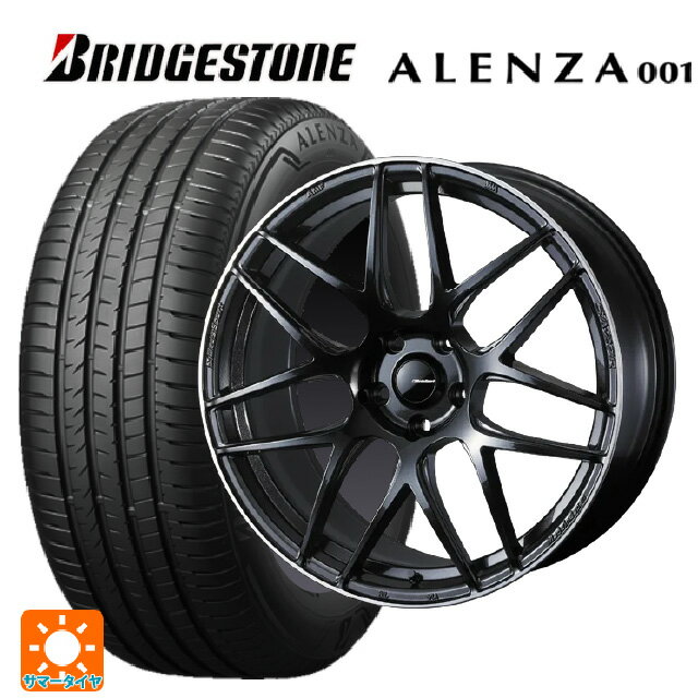 スバル フォレスター(SL系)用 235/50R19 99V ブリヂストン アレンザ001 正規品 ウェッズ ウェッズスポーツ SA27R METAL BLACK/F 新品サマータイヤホイール 4本セット
