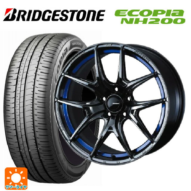 2023年製 215/45R18 93W XL ブリヂストン エコピア NH200 正規品 # ウェッズ ウェッズスポーツ SA 01R BLC2 18-8.5J 国産車用 サマータイヤホイール4本セット