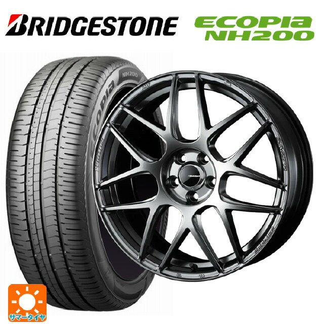 2023年製 215/45R17 91W XL ブリヂストン エコピア NH200 正規品 ウェッズ ウェッズスポーツ SA27R PSB 17-7J 国産車用 サマータイヤホイール4本セット