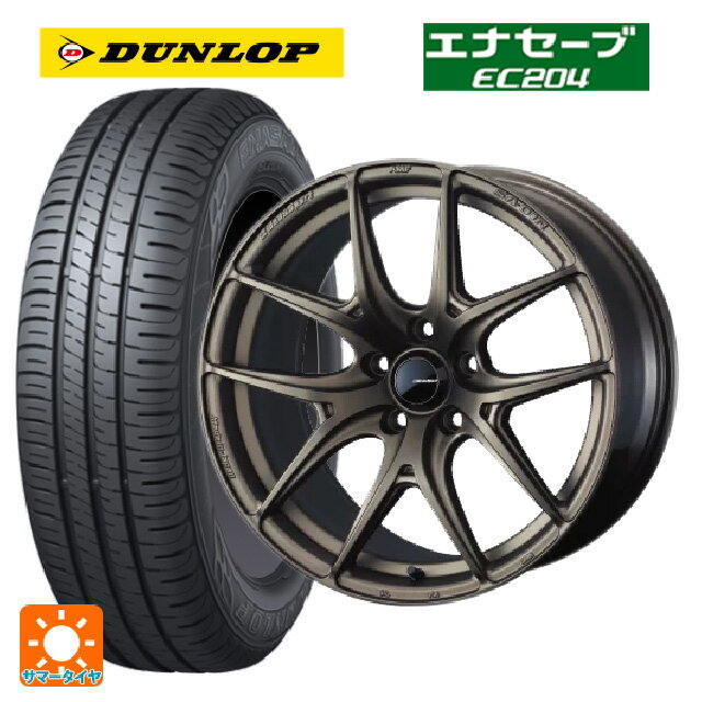 215/45R18 93W ダンロップ エナセーブEC204 ウェッズ ウェッズスポーツ SA 01R EJ-BRONZE2 18-7.5J 国産車用 サマータイヤホイール4本セット