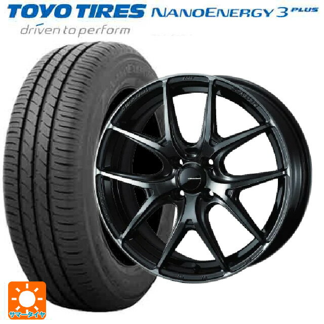 195/55R15 85V トーヨー ナノエナジー3プラス ウェッズ ウェッズスポーツ SA 01R WBC 15-6J 国産車用 サマータイヤホイール4本セット