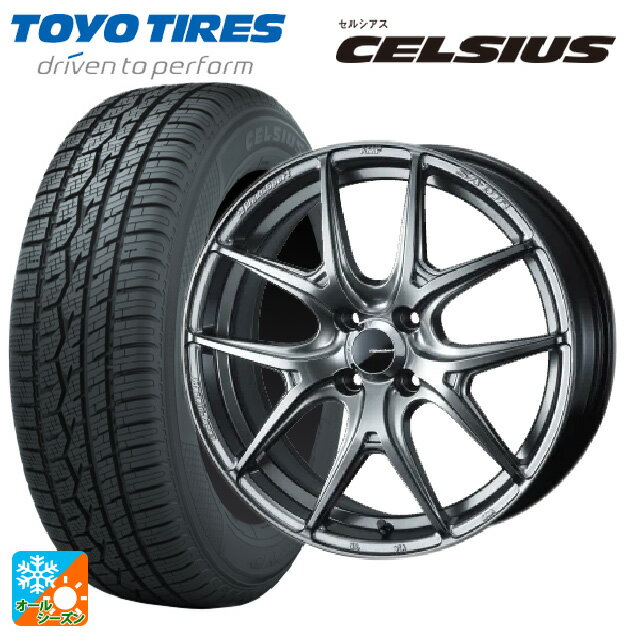 ミツビシ デリカミニ(4WD車)(B3系)用 165/60R15 77H トーヨー セルシアス ウェッズ ウェッズスポーツ SA 01R PSB 新品オールシーズンタイヤホイール 4本セット