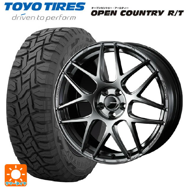 スバル レガシィアウトバック(BS系)用 225/65R17 102Q トーヨー オープンカントリー RT ブラックレター ウェッズ ウェッズスポーツ SA27R PSB 新品サマータイヤホイール 4本セット