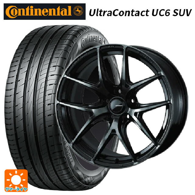 225/55R18 98H コンチネンタル ウルトラコンタクト UC6 SUV 正規品 ウェッズ ウェッズスポーツ SA 01R WBC 18-8.5J 国産車用 サマータイヤホイール4本セット