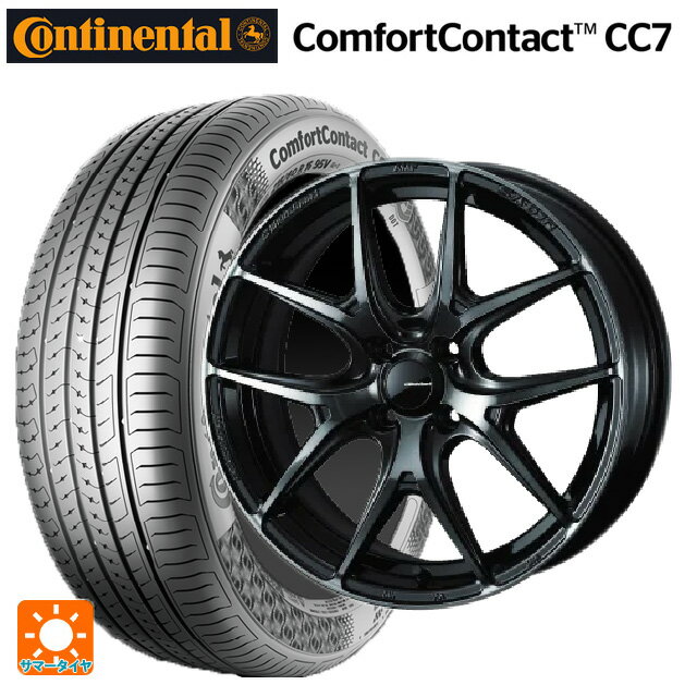 【6/22 20時〜 全品P5倍＆クーポン】185/60R15 84H コンチネンタル コンフォートコンタクト CC7 正規品 ウェッズ ウェッズスポーツ SA 01R WBC 15-6J 国産車用 サマータイヤホイール4本セット