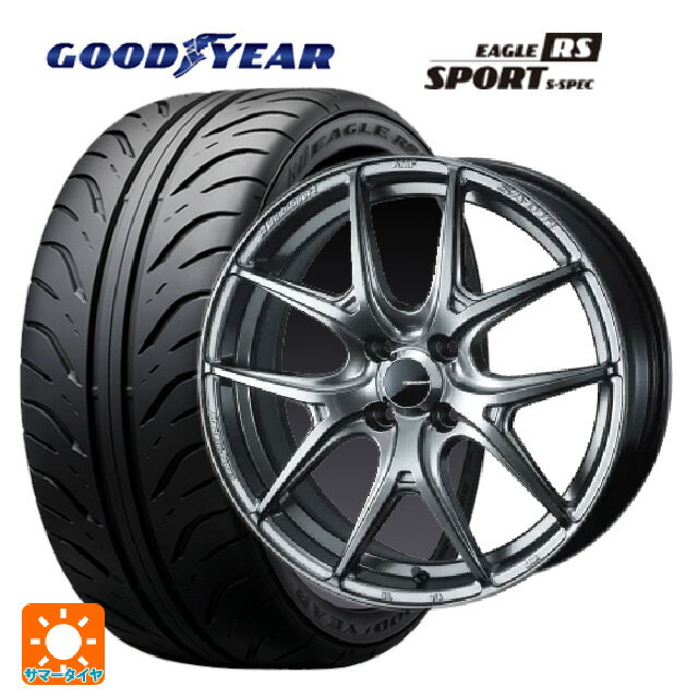 195/55R15 84V グッドイヤー イーグル RS スポーツ S-スペック # ウェッズ ウェッズスポーツ SA 01R PSB 15-6J 国産車用 サマータイヤホイール4本セット
