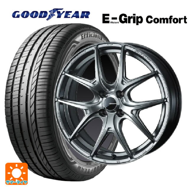 【6/15〜16限定 全品P5倍＆クーポン】165/50R16 75V グッドイヤー エフィシェントグリップ コンフォート ウェッズ ウェッズスポーツ SA 01R PSB 16-5J 国産車用 サマータイヤホイール4本セット