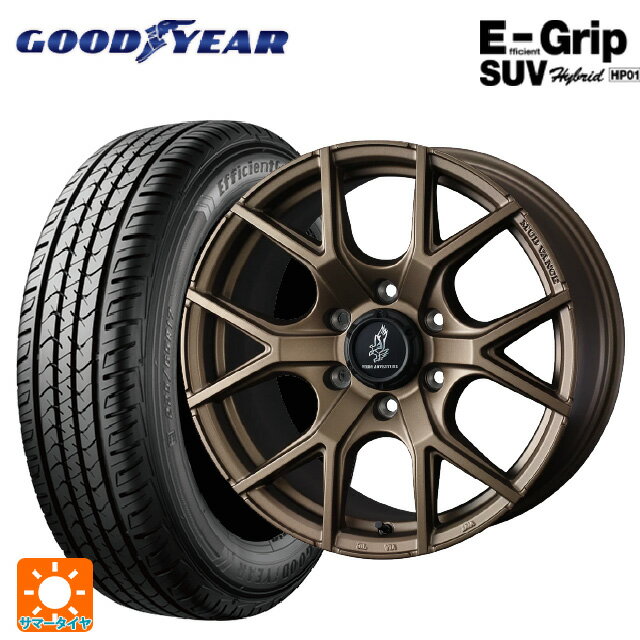 トヨタ ランドクルーザー250(250系)用 265/65R18 114V グッドイヤー エフィシェントグリップSUV HP01 ウェッズ マッドヴァンス SD FMBR 新品サマータイヤホイール 4本セット