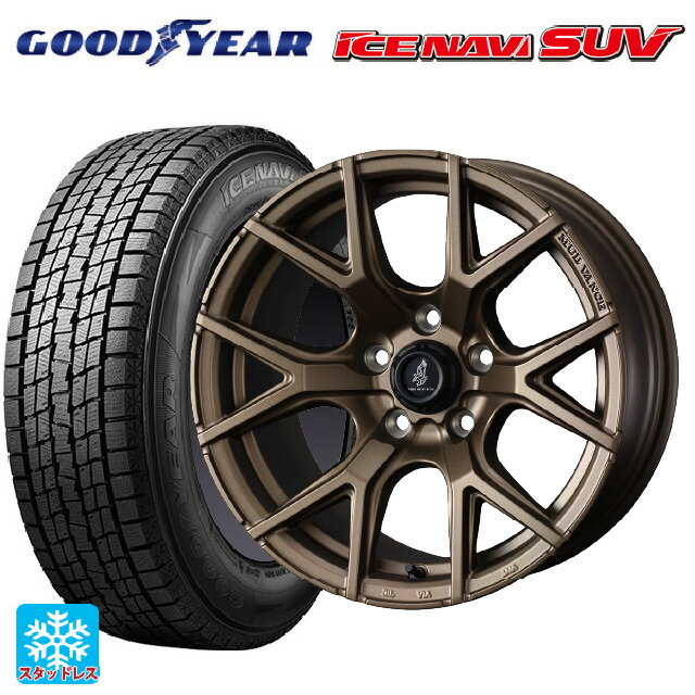 【6/15〜16限定 全品P5倍＆クーポン】235/70R16 106Q グッドイヤー アイスナビ SUV ウェッズ マッドヴァンス SD FMBR 16-7J 国産車用 スタッドレスタイヤホイール4本セット
