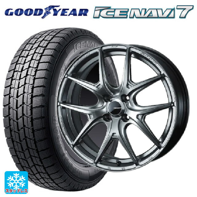 165/55R15 75Q グッドイヤー アイスナビ7(数量限定) ウェッズ ウェッズスポーツ SA 01R PSB 15-5J 国産車用 スタッドレスタイヤホイール4本セット