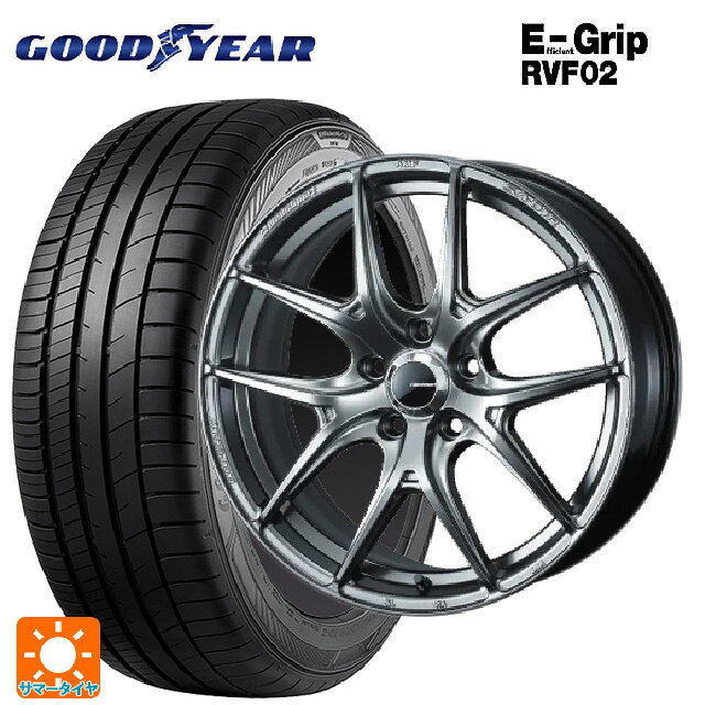 215/45R17 91W XL グッドイヤー エフィシェントグリップ RVF02 ウェッズ ウェッズスポーツ SA 01R PSB 17-7J 国産車用 サマータイヤホイール4本セット