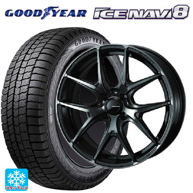 2024年製 165/55R15 75Q グッドイヤー アイスナビ8 # ウェッズ ウェッズスポーツ SA 01R WBC 15-5J 国産車用 スタッドレスタイヤホイール4本セット