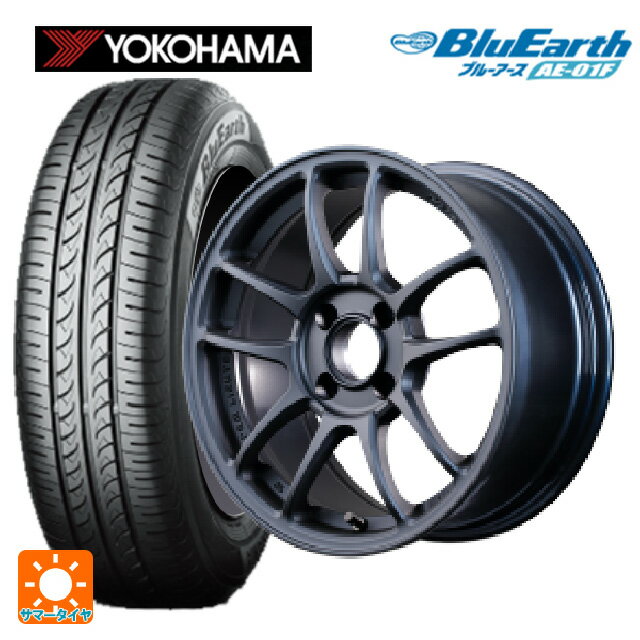 【6/20限定 全品P5倍＆クーポン】185/60R15 84H ヨコハマ ブルーアース AE01F # レイズ グラムライツ 57IR 2ZZ 15-7J 国産車用 サマータイヤホイール4本セット