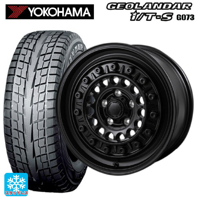 215/65R16 98Q ヨコハマ ジオランダー ITS G073 正規品 ジャパン三陽 ハイブロック ターマー サテンブラック 16-7J 国産車用 スタッドレスタイヤホイール4本セット