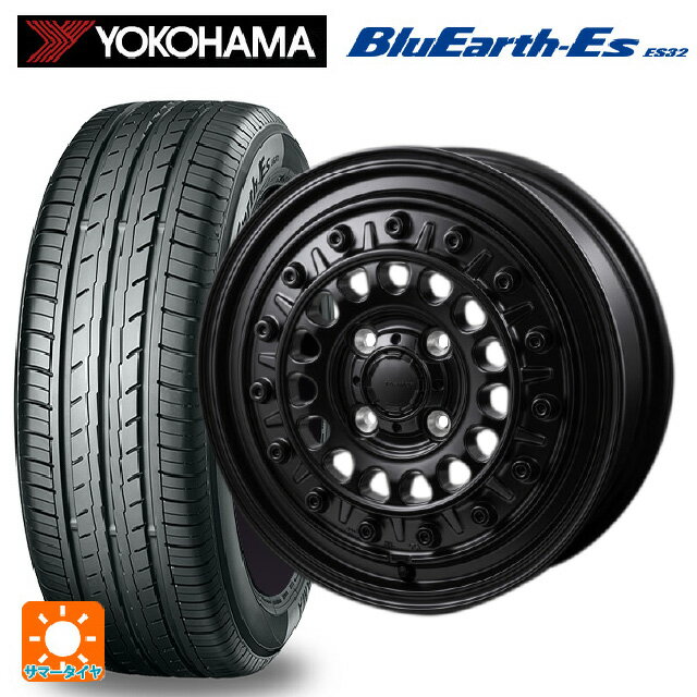 175/65R14 82S ヨコハマ ブルーアースEs ES32 # ジャパン三陽 ハイブロック ターマー サテンブラック 14-5J 国産車用 サマータイヤホイール4本セット
