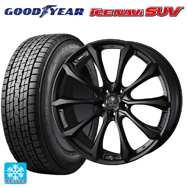 ホンダ ZR-V(RZ4)用 225/55R18 98Q グッドイヤー アイスナビ SUV # ウェッズ クレンツェ ヴェルサム 030 エボ マットブラック 新品スタッドレスタイヤホイール 4本セット