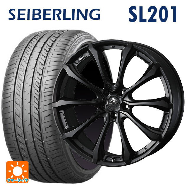 【6/22 20時〜 全品P5倍＆クーポン】215/45R18 89W セイバーリング セイバーリング SL201(ブリヂストン工場生産） ウェッズ クレンツェ ヴェルサム 030 エボ マットブラック 18-7.5J 国産車用 サマータイヤホイール4本セット