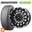 【10/27 10:59迄 全品P5倍&クーポン】165/65R14 79S ブリヂストン エコピア NH200C 正規品 共豊 PPX GX14 マットブラッククリア×ポリッシュ 14-4.5J 国産車用 サマータイヤホイール4本セット