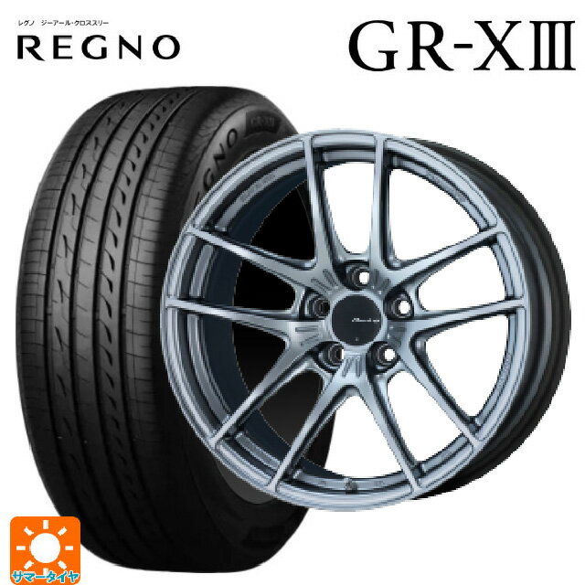 215/45R18 93W XL ブリヂストン レグノ GR-X3 正規品 # エンケイ レーシング NVR5 SS 18-8.5J 国産車用 サマータイヤホイール4本セット