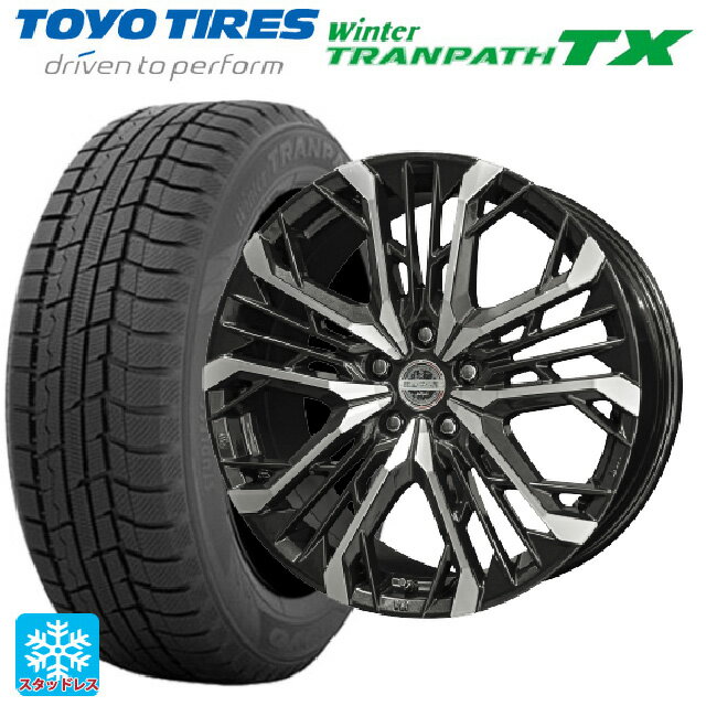 【6/15〜16限定 全品P5倍＆クーポン】165/55R15 75Q トーヨー ウインタートランパス TX 共豊 シュタイナー LGX ブラック×ポリッシュ 15-4.5J 国産車用 スタッドレスタイヤホイール4本セット