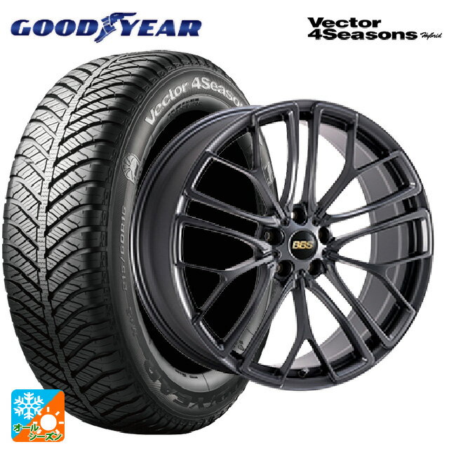 【6/22 20時〜 全品P5倍＆クーポン】215/45R18 89H グッドイヤー ベクターフォーシーズンズ ハイブリッド BBS RE-X MGR 18-7.5J 国産車用 オールシーズンタイヤホイール4本セット