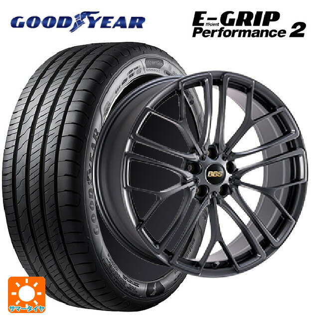 225/50R18 99W グッドイヤー エフィシェントグリップ パフォーマンス2 BBS RE-X MGR 18-7.5J 国産車用 サマータイヤホイール4本セット