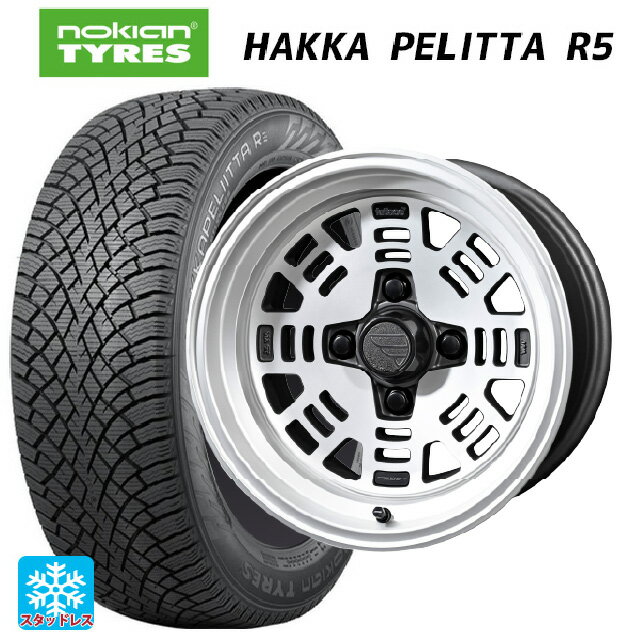 【6/22 20時〜 全品P5倍＆クーポン】175/65R14 82R ノキアン ハッカペリッタR5 共豊 ファットレース FZ01 NICKEL 14-6J 国産車用 スタッドレスタイヤホイール4本セット