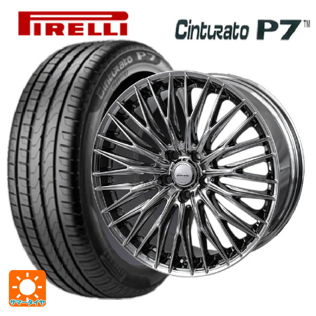 【6/15〜16限定 全品P5倍＆クーポン】215/45R18 89V ピレリ チンチュラートP7 ジャパン三陽 ワーウィック クライヴァー SPT 18-7.5J 国産車用 サマータイヤホイール4本セット