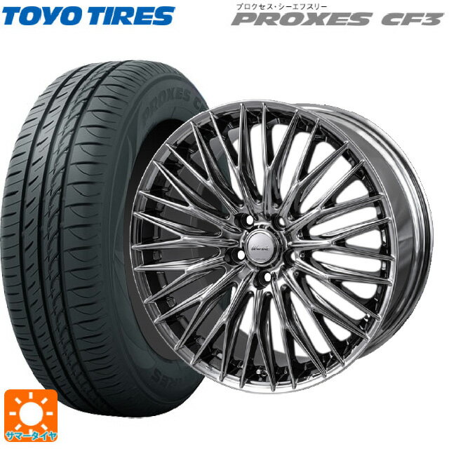 【6/15〜16限定 全品P5倍＆クーポン】225/45R18 95W トーヨー プロクセス CF3 ジャパン三陽 ワーウィック クライヴァー SPT 18-7.5J 国産車用 サマータイヤホイール4本セット