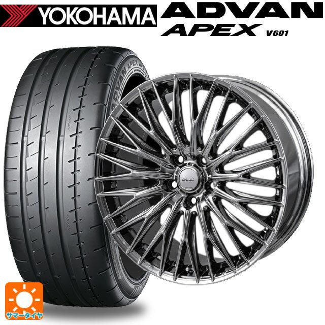 245/45R19 102Y XL ヨコハマ アドバン アペックス V601 正規品 ジャパン三陽 ワーウィック クライヴァー SPT 19-8J 国産車用 サマータイヤホイール4本セット
