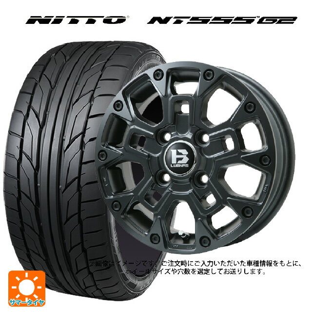 【6/22 20時〜 全品P5倍＆クーポン】245/40R18 97Y XL ニットー NT555 G2 ビックウェイ ビーラグナス ビーアールディー マットブラック 18-7.5J 国産車用 サマータイヤホイール4本セット