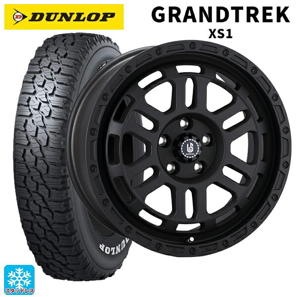 ミツビシ デリカD:5(3DA系)用 215/70R16 100/97N ダンロップ グラントレックXS1 ホワイトレター 阿部商会 ラ・ストラーダ ディスカバー WB 新品スタッドレスタイヤホイール 4本セット