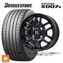 【6/22 20時〜 全品P5倍&クーポン】225/50R16 96W XL ブリヂストン ポテンザ S007A 正規品 ビックウェイ ビーラグナス エフアールディー マットブラック 16-6.5J 国産車用 サマータイヤホイール4本セット(2)