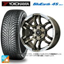 スズキ ジムニーシエラ(74系)用 215/70R16 100H ヨコハマ ブルーアース4S AW21 ビックウェイ ビーラグナス エフアールディー ブロンズリムポリッシュ 新品オールシーズンタイヤホイール 4本セット