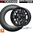 【6/22 20時〜 全品P5倍&クーポン】225/75R16 115/112S ヨコハマ ジオランダー AT4 G018 ブラックレター 正規品 ビックウェイ ビーラグナス エフアールディー マットブラック 16-5.5J 国産車用 サマータイヤホイール4本セット(2)