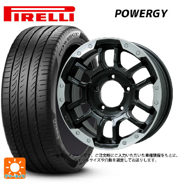 225/40R18 92W XL ピレリ パワジー 正規品 # ビックウェイ ビーラグナス エフアールディー マットブラック/ブラッククリア 18-7.5J 国産車用 サマータイヤホイール4本セット