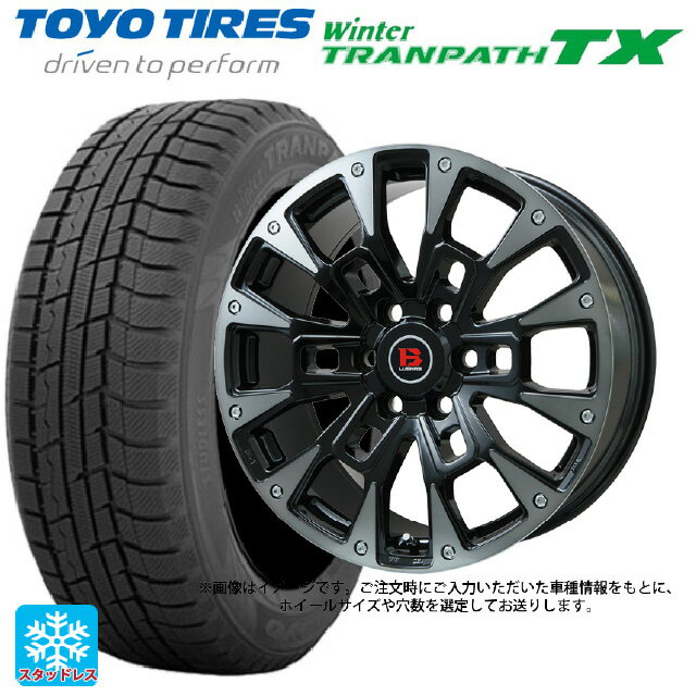 【6/15〜16限定 全品P5倍＆クーポン】155/65R14 75Q トーヨー ウインタートランパス TX ビックウェイ ビーラグナス ビーアールディー ブラックポリッシュ/ブラッククリア 14-4.5J 国産車用 スタッドレスタイヤホイール4本セット